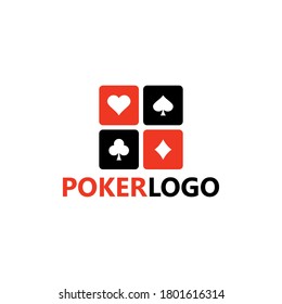 Poker Logo Template Design Vector