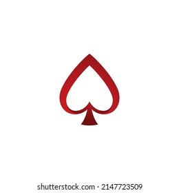 Poker logo vector template, Creative Casinologo design concept