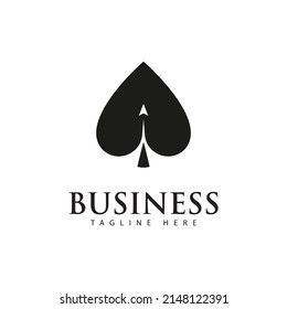 Poker logo vector template, Creative Casinologo design concept