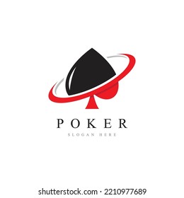 Poker Logo Vector Template Icon