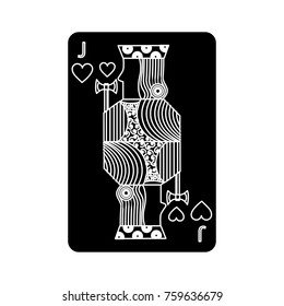 poker playing card jack heart