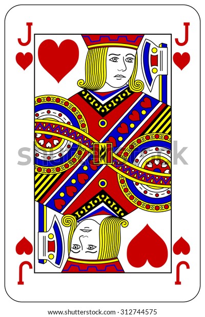 ポーカーのトランプジャックハート のベクター画像素材 ロイヤリティフリー