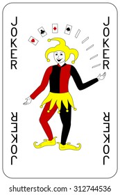 Poker playing card Joker