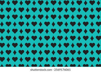 Poker playing card pattern simple 