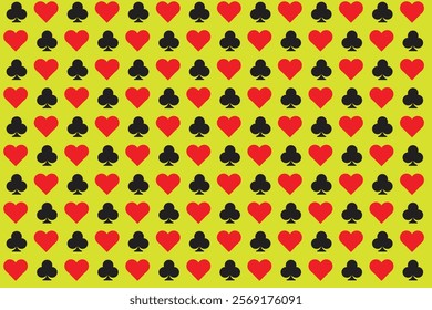 Poker playing card pattern simple 