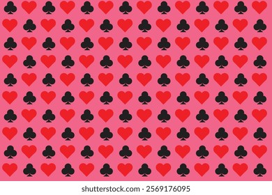 Poker playing card pattern simple 