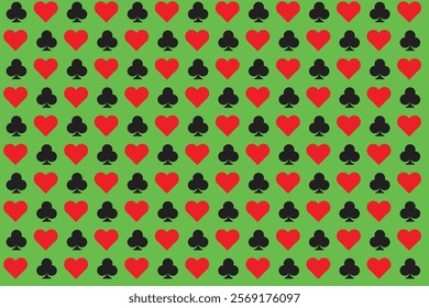 Poker playing card pattern simple 