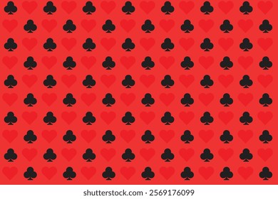 Poker playing card pattern simple 