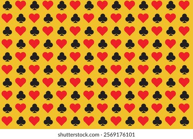 Poker playing card pattern simple 