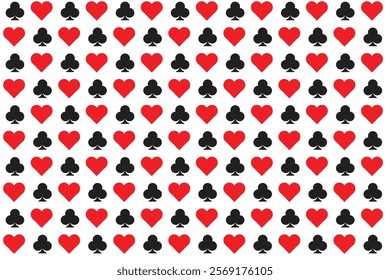 Poker playing card pattern simple 