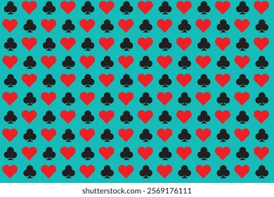 Poker playing card pattern simple 