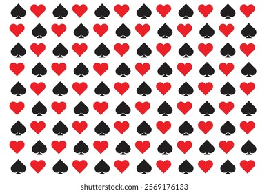 Poker playing card pattern simple 