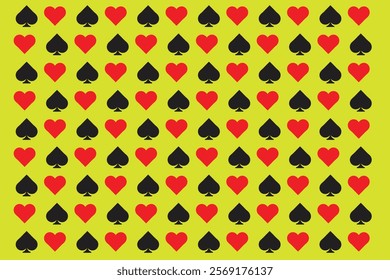 Poker playing card pattern simple 