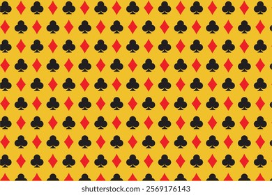 Poker playing card pattern simple 