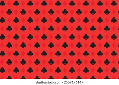 Poker playing card pattern simple 