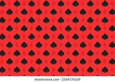 Poker playing card pattern simple 