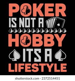 
Poker quote new t-shirt design for t-shirt, cards, frame artwork, bags, mugs, stickers, tumblers, phone cases, print etc.