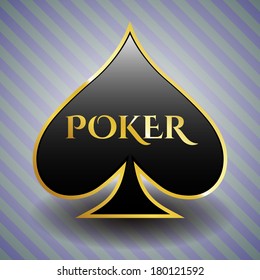 Poker spade symbol