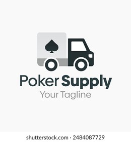 Poker Supply Logo Vector Template Design. Good for Business, Startup, Agency, and Organization