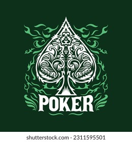 Poker T Shirt Design Template