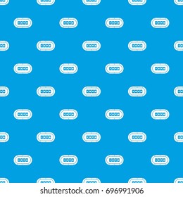 Poker table pattern repeat seamless in blue color for any design. Vector geometric illustration