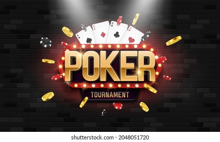 Poker Tournament Vector Art & Graphics