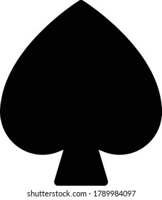 icono plano de glifo vectorial de póker 