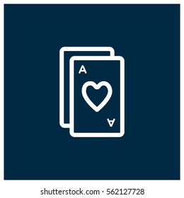 Poker vector icon