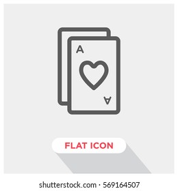 Poker vector icon