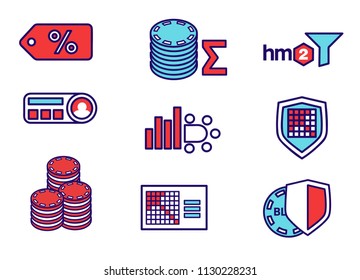 Poker Vector Logo Set icons