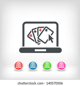 Poker website symbol icon