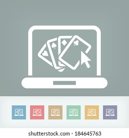 Poker website symbol icon