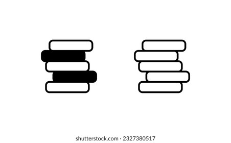 Diseño de iconos de póquer con ilustración de fondo blanco