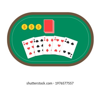 poker.Vector illustration that is easy to edit.