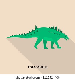 Polacantus icon. Flat illustration of polacantus vector icon for web design