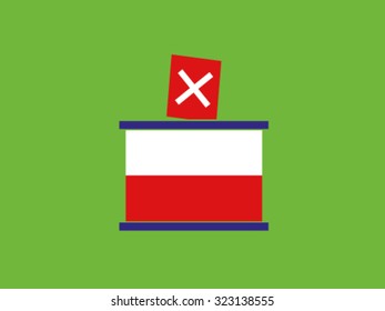 Poland Ballot Box Parliament