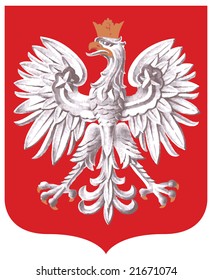 Poland Coat Arms Vector Format Stock Vector (Royalty Free) 21671074 ...