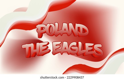 poland the eagles world football championship banner