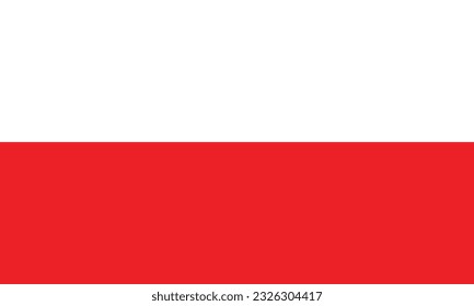 Diseño creativo del vector de fondo de la bandera de Polonia