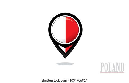 poland flag and centre