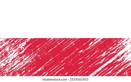 Textura de fondo de grunge de bandera de Polonia