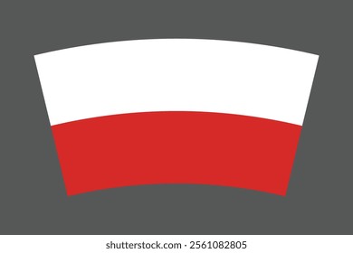 Poland flag, The flag of Poland, Flag of Poland national country symbol illustration Vector, Rectangle Poland flag illustration, Flat vector illustration
