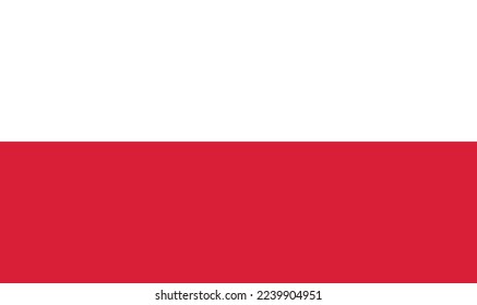 Poland flag national emblem graphic element Illustration template design