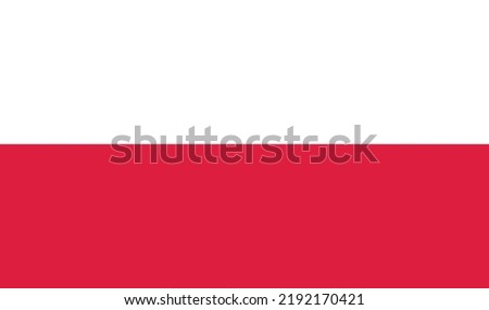 Poland flag national emblem graphic element Illustration template design