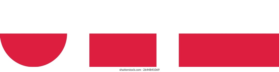 Poland flag PNG vector. Poland square and round icon isolated on transparent PNG background. Poland flag icon.