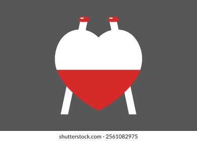 Poland flag sign, Poland flag vector graphic, Poland country flag is a symbol of freedom, National Poland flag, vector illustration
