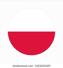 Poland flag simple illustration for independence day or election