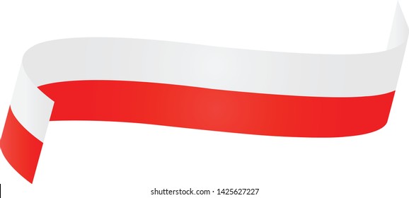 Poland flag. Simple vector Poland flag