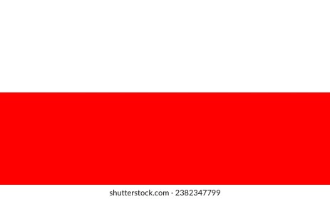 Poland Flag. Flag of Poland Vector graphics