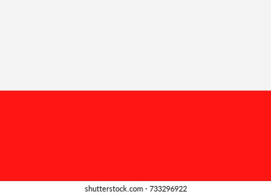 Poland Flag Vector Icon - Illustration